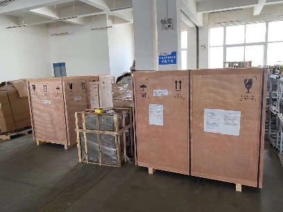 Delivery medium model Roasting machine to customer in Vietnam