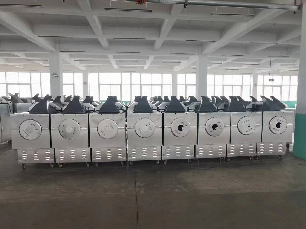 The advantage of the electromagnetic roasting machine compared with the traditional roasting machine