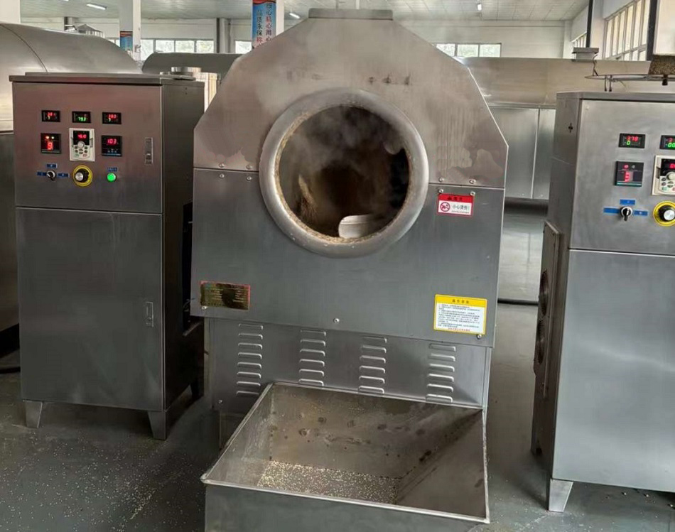 Jiangxi customer test machine order 200 jin sesame wok