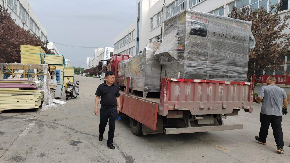Multiple fully automatic depilation machines were sent to Hebei