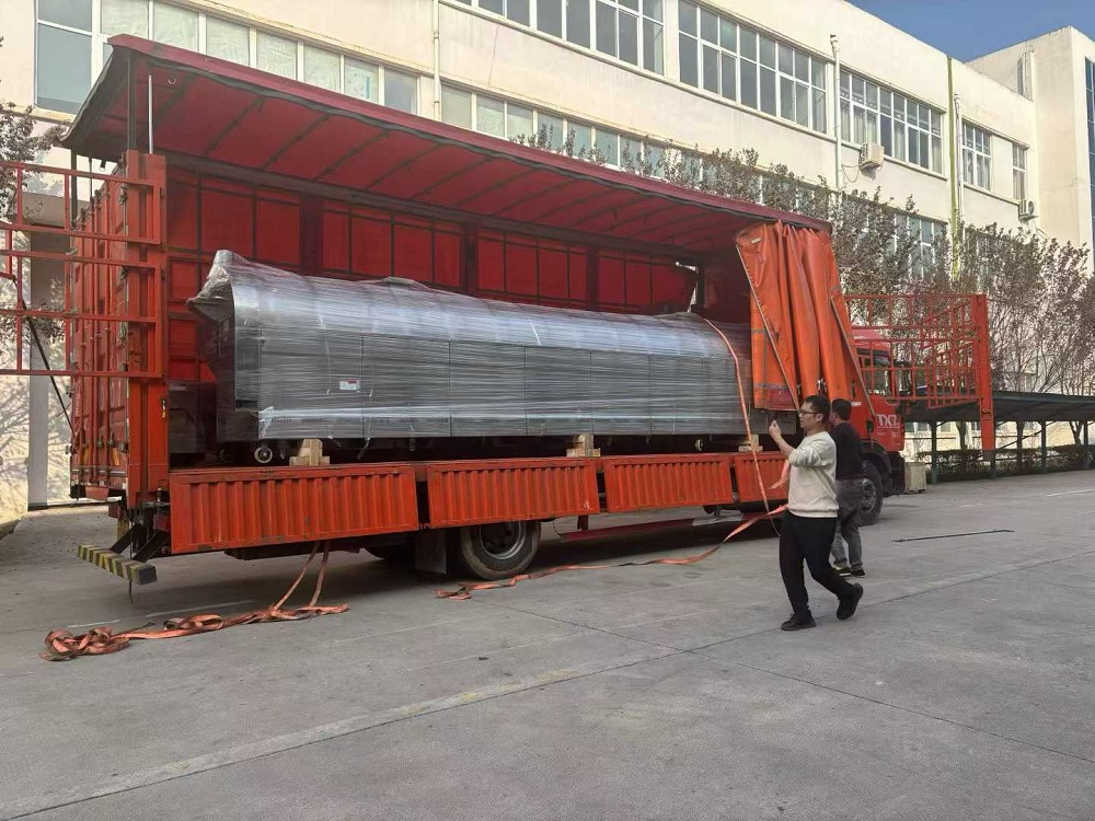 The roasting machine production line has been dispatched to Xinjiang