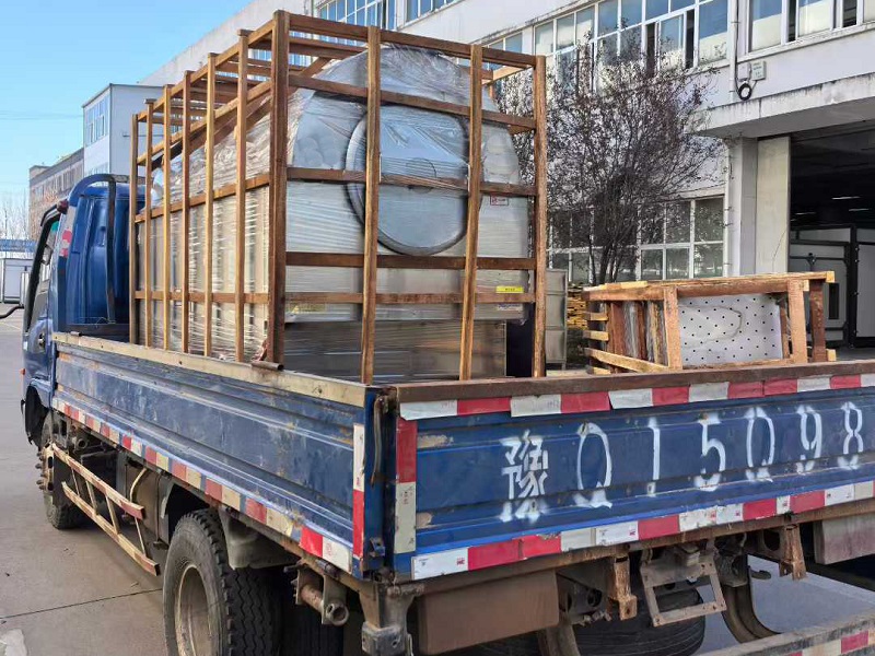 300kg/h roasting machine has been dispatched to Hebei.