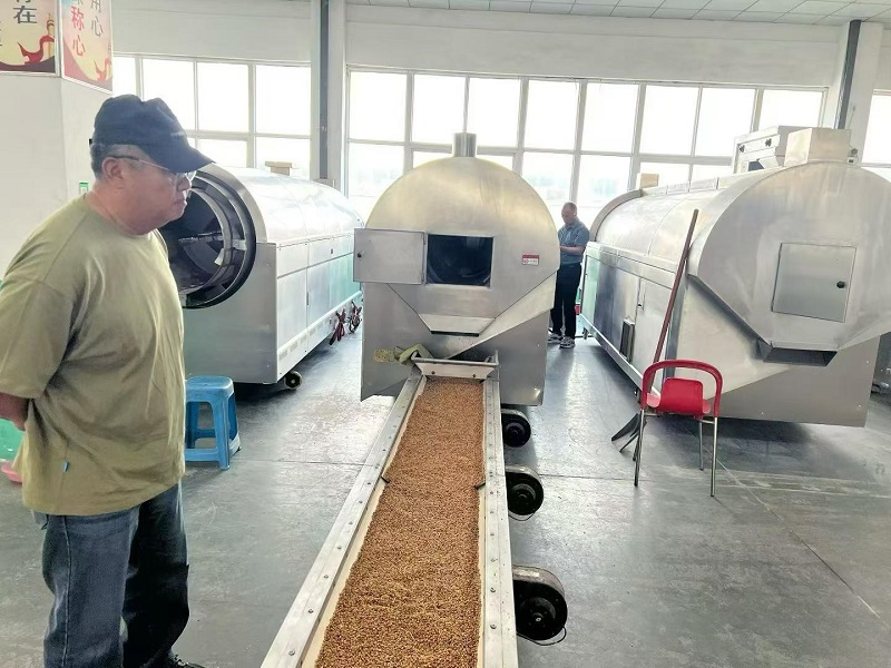 The customer ordered a wheat roasting machine.