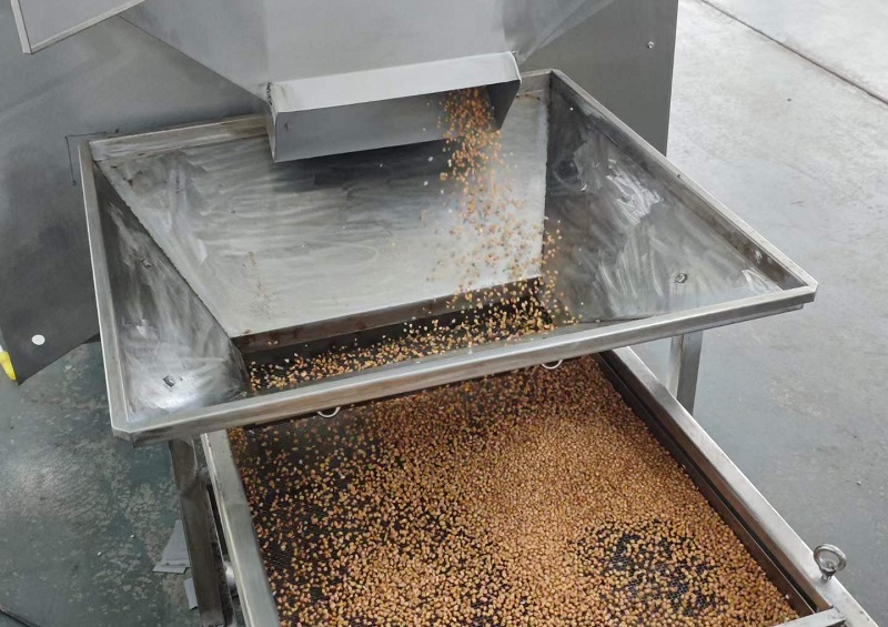 Fully automatic roasting of wheat, 500 kg/h