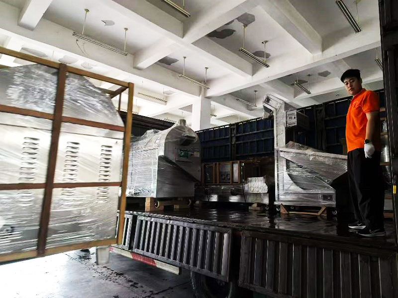 Delivery of roasting equipment for the customers in Liaoning