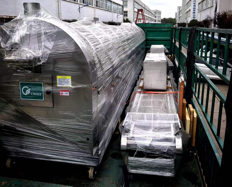 The equipment for the customer in Heilongjiang has been dispatched.