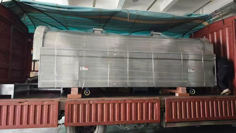 The complete set of roasting equipment has been transported to Shandong.